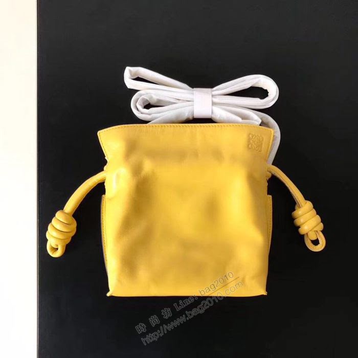 LOEWE女包 原單品質 最新mini小福袋 綿羊皮 羅意威單肩斜挎包  sl2041